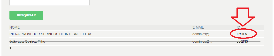 Contato Titular Resultado IPSIL5